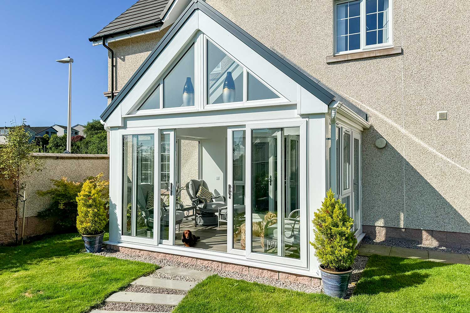 HomePage 7 Photo of a completed Home Extension installation in Aberdeen.