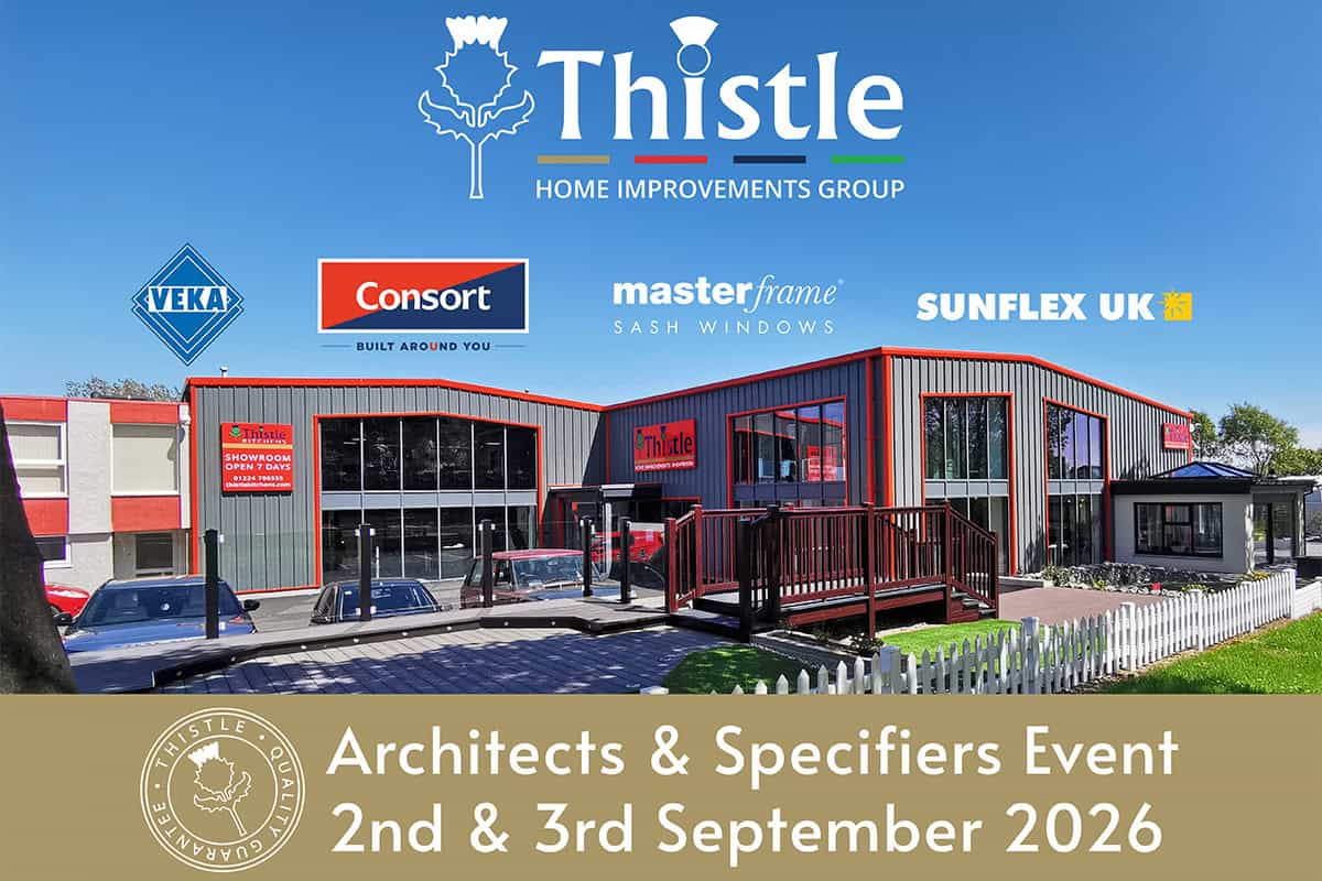 Thistle Architects Specifiers Special Event September 2026